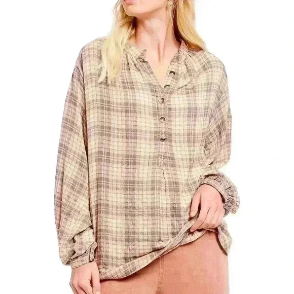 FREE PEOPLE
Jessi Plaid Top size XS - Picture 6 of 7